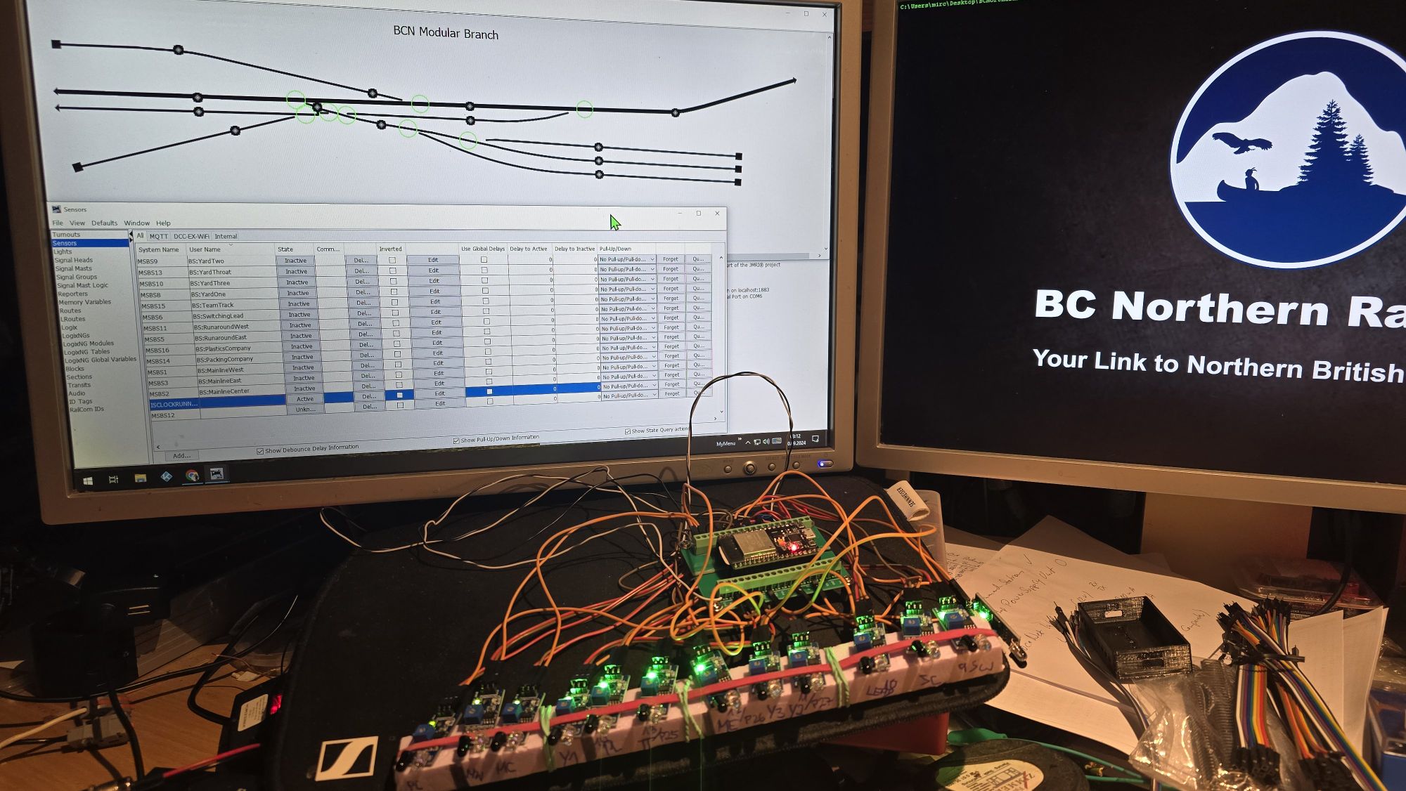 Workshop – MQTT attached IR Block Sensors for JMRI – BC Northern Rail